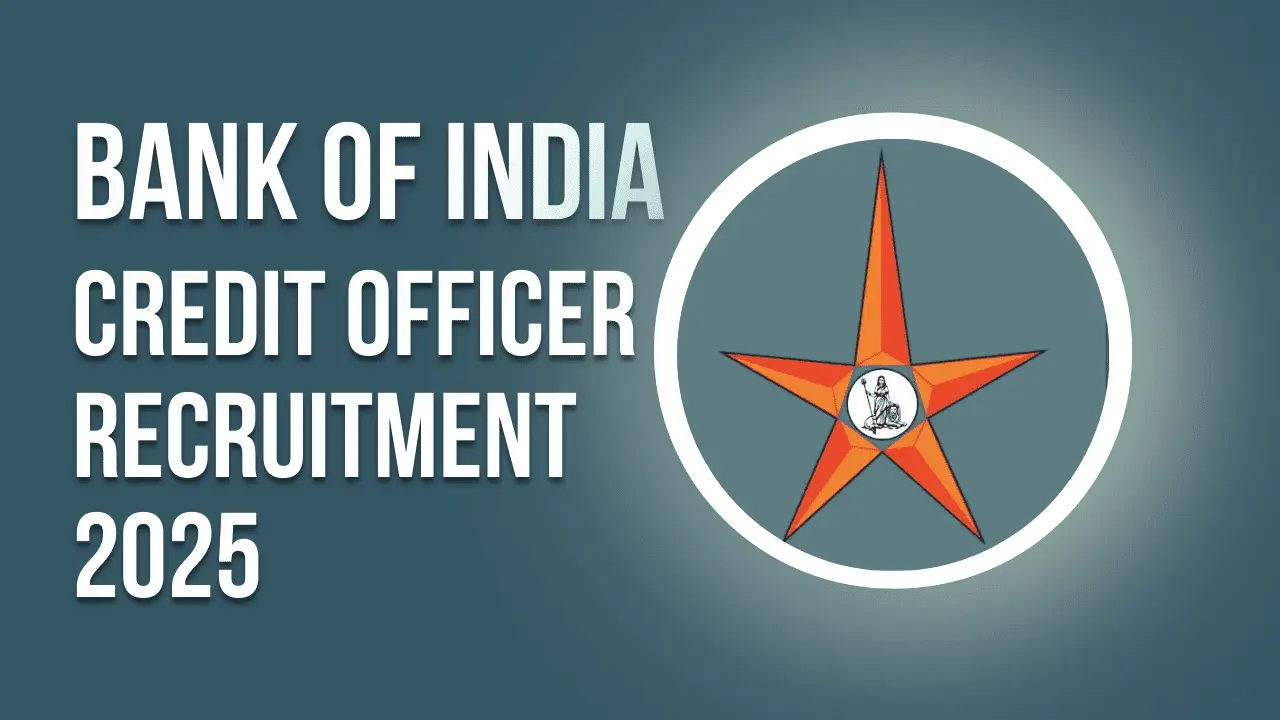 Bank of India Credit Office Recruitment 2025 notification for 514 vacancies