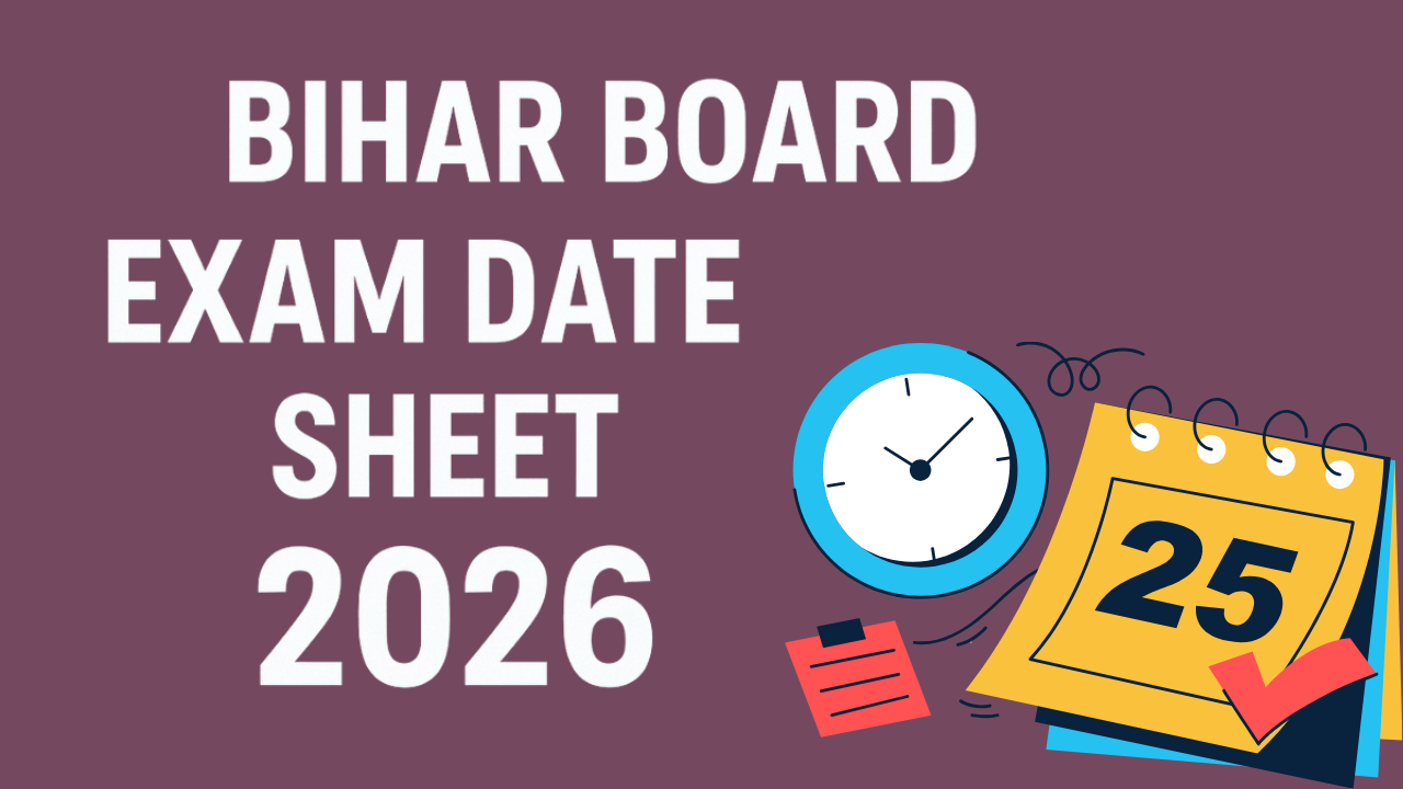 Bihar Class 10th Date Sheet Out in 2026