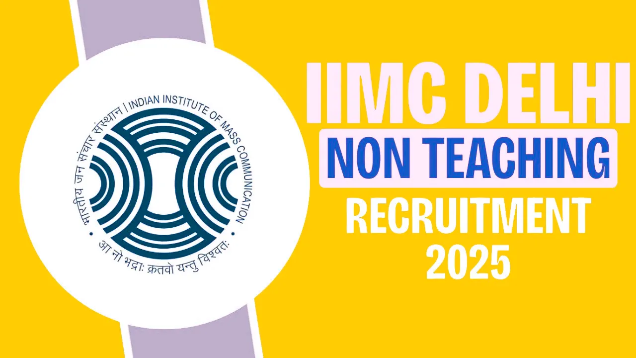 IIMC Non-Teaching Jobs 2026 for for Group A, B, C Posts.