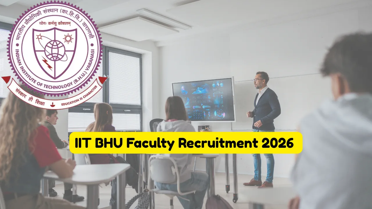 IIT BHU Faculty Recruitment 2026 For Professor