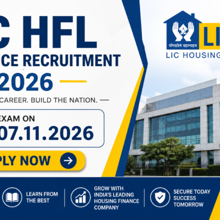 LIC HFL Apprentice Recruitment 2026: Exam on 07.11.2026, Apply Now